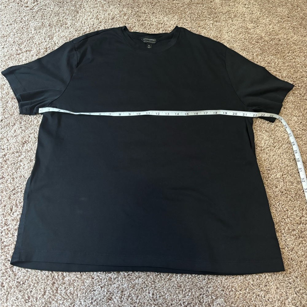Banana Republic Luxe Touch Black T-Shirt - XL - Picture 2 of 5